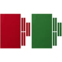 Los mejores  - TOPWA Mantel profesional de billar de billar de 9 pies de mesa de billar de fieltro 6 tiras de fieltro accesorios de…